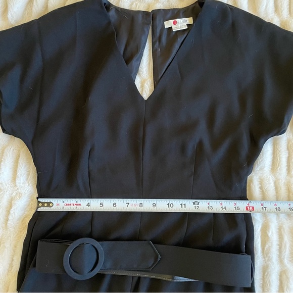 Boden Romilly Black V-Neck Jumpsuit - 6R - Holiday Party Dress Outfit - Picture 12 of 14